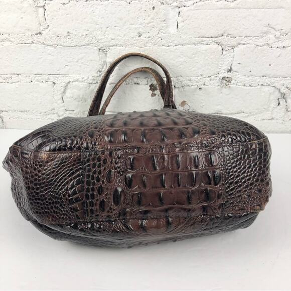 Vintage Brahmin Annie Pleated Truffle Melbourne Bag and Wallet - Picture 8 of 16